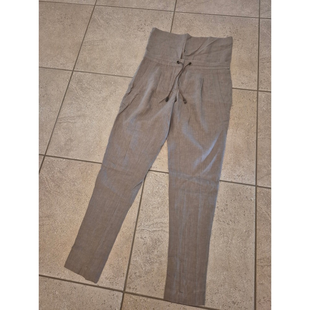 Brunello‎ Cucinelli Women Dress Pants - 100% Linen - Size: 6 - Picture 3 of 10